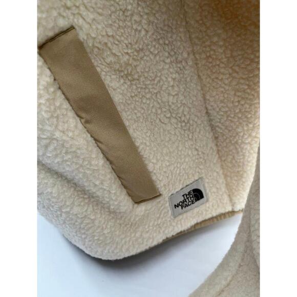The North Face Women’s Fleece Jacket M Sherpa Cragmont Snap Warm Cream - Picture 5 of 11